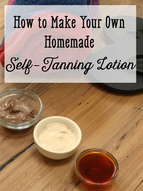 diy self tanner